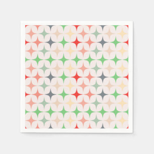 Mid-Century Modern Stars Napkins