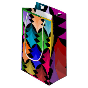 Mid-Century Modern Stars Small Gift Bag