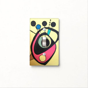 'Mid Century Modern Still Life (abstract)' on a Light Switch Cover