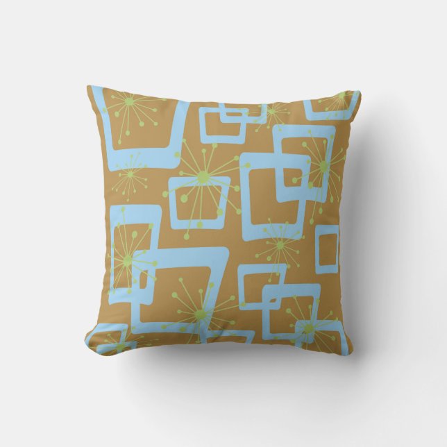 Mid-Century Modern Style 11 Throw Pillow (Front)