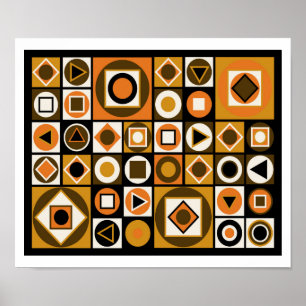 Mid-Century Modern Style 13 Poster