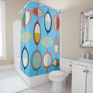 Mid-Century Modern Style 32 Shower Curtain