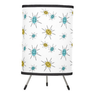 Mid Century Modern style, Atomic Starburst Tripod Lamp