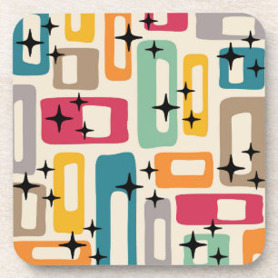 Mid Century Modern Style Beverage Coaster