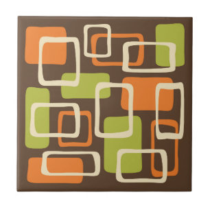 Mid Century Modern Style Ceramic Tile