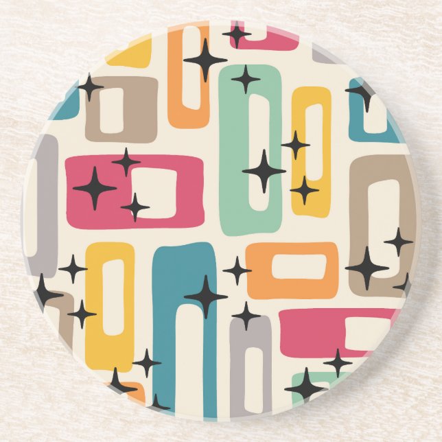 Mid Century Modern Style Coaster (Front)