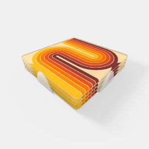 Mid Century Modern Style Coaster Set