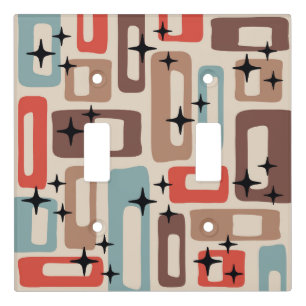 Mid Century Modern Style Light Switch Cover