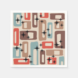 Mid Century Modern Style Napkins