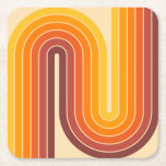 Mid Century Modern Style Square Paper Coaster