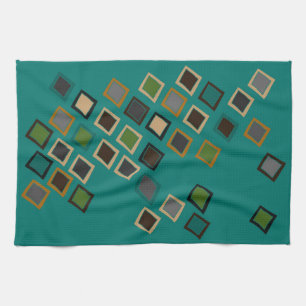 Mid Century Modern Style Tea Towel