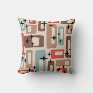 Mid Century Modern Style Throw Pillow