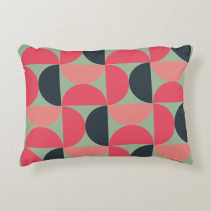 Mid-Century Modern Summer Sunset     Accent Pillow
