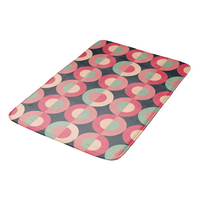 Mid-Century Modern Summer Sunset    Bath Mat (Angled)