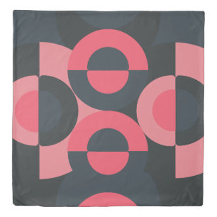 Mid-Century Modern Summer Sunset    Duvet Cover