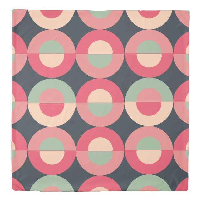 Mid-Century Modern Summer Sunset       Duvet Cover (Front)