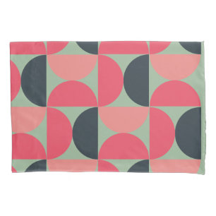 Mid-Century Modern Summer Sunset     Pillow Case