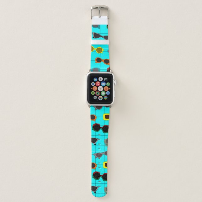 Mid-Century Modern Sunglasses  Apple Watch Band (Front)
