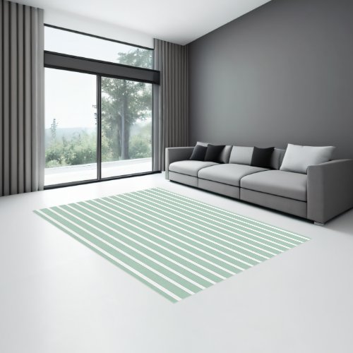 Mid century modern textured stripes rug