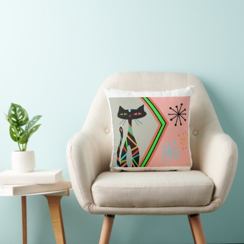 Mid century modern throw pillow sofa gifts