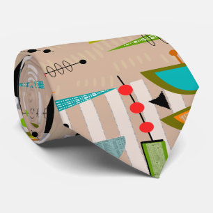 Mid-Century Modern Tie for Men #31