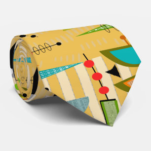 Mid-Century Modern Tie for Men #35