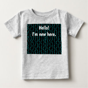 Mid-Century Modern Trellis  Baby T-Shirt