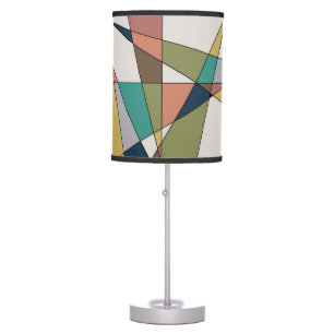 Mid Century Modern Triangle Abstract Table Lamp