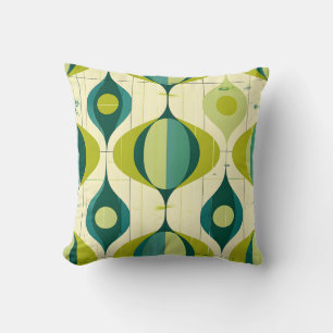 Mid-Century Modern Vibe Throw Pillow