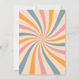 Mid Century Modern Vintage 1950's Baby Shower Invi Invitation