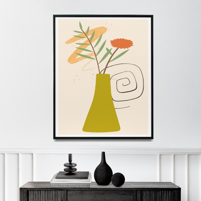 Mid-Century Modern Wall Art, Bohemian Style,  Poster (Creator Uploaded)