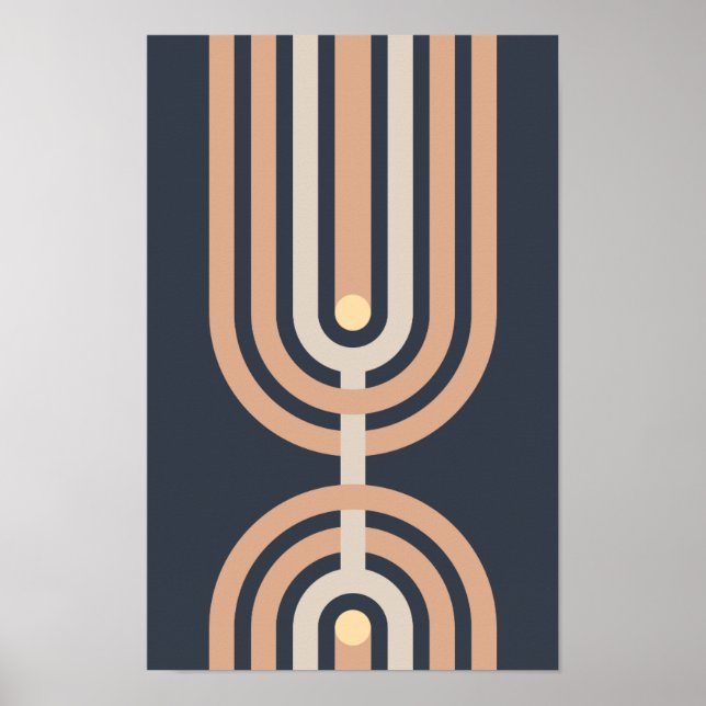 Mid century Modern Wall Art. Poster (Front)