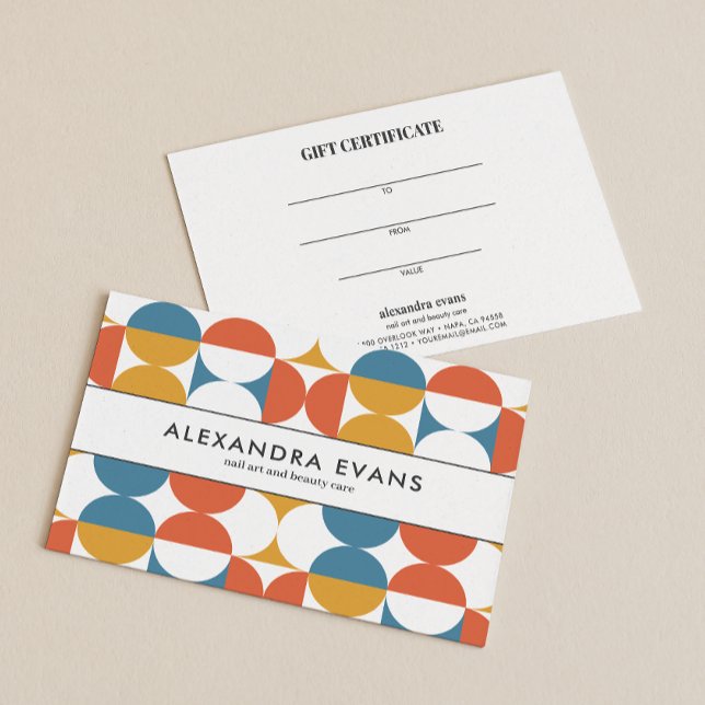 Mid century orange blue yellow business (Creator Uploaded)