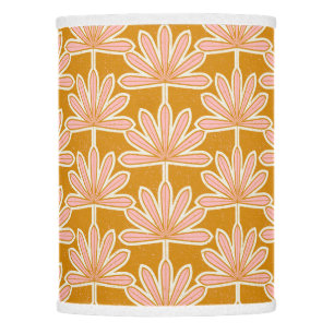 Mid Century Palm leaf Lamp Shade