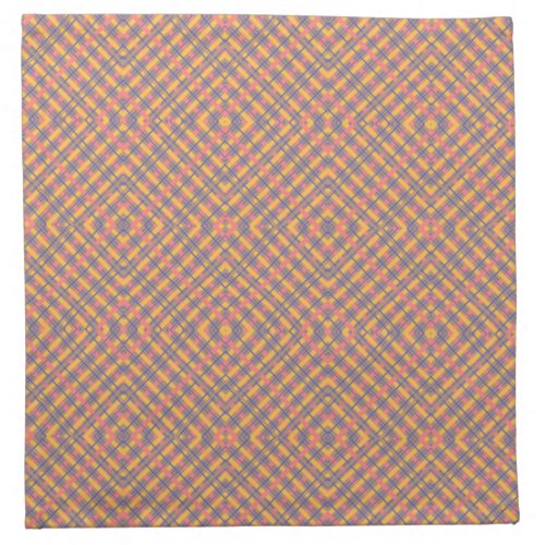 Mid Century Patterned Fabric Table Napkin