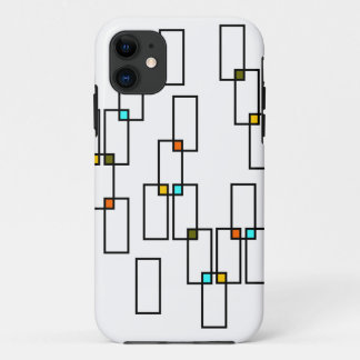 Mid Century Rectangles iPhone 11 Case