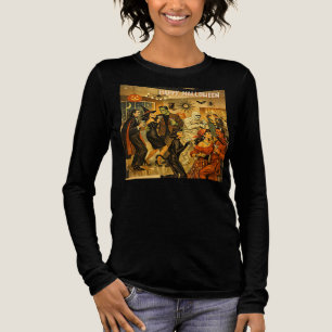 Mid Century Retro 50s Halloween Martini Party Tri-Blend Shirt