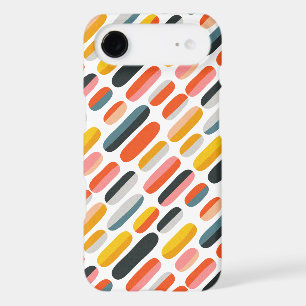 Mid Century Retro Geometric Abstract Pattern iPhone 17 Air Case