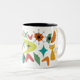 Mid-Century Retro Pattern Mug