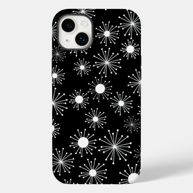Mid Century Retro Starburst Case-Mate iPhone Case (Back)