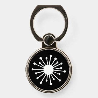 Mid Century Retro Starburst Phone Ring Stand