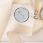 Mid Century Retro Wedding Wax Seal Stamp<br><div class="desc">Step into a time capsule of chic nostalgia with our Mod Elegance wedding Place Card. Designed to transport you to the glamorous 1960s,  this design is a harmonious blend of vintage sophistication and contemporary style. Add your own details by clicking on the "personalize" option.</div>