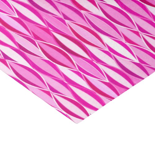 Mid_Century Ribbon Print _ shades of fuchsia pink Tissue Paper