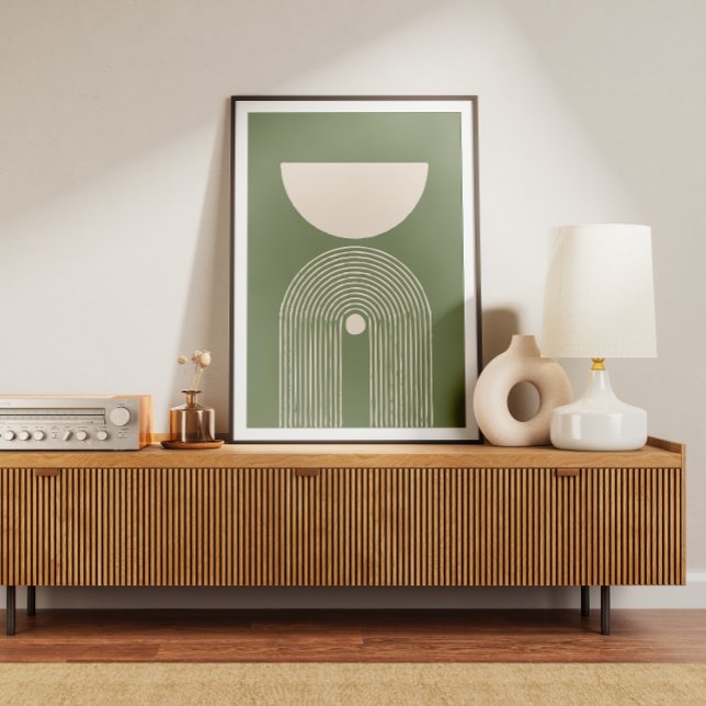 Mid century sage minimal art  poster (Creator Uploaded)