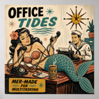 Mid Century Siren on the Desk