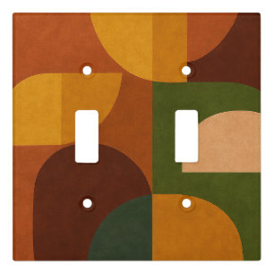 Mid-Century Soul Pattern Light Switch Cover