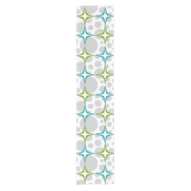 Mid Century Sparkle Short Table Runner (Front)