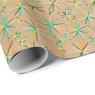 Mid Century Modern Wrapping Paper | Zazzle