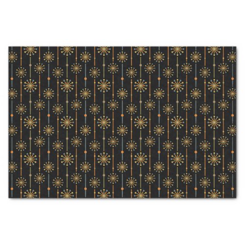 Mid Century Starburst Stripe Custom Colors SVG Tissue Paper