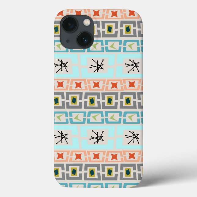Mid-Century Stripes  Case-Mate iPhone Case (Back)